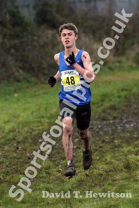 Yellow 48 finishing the under-17s 2012 North East Championships, Summerhill Country Park, Hartlepool.